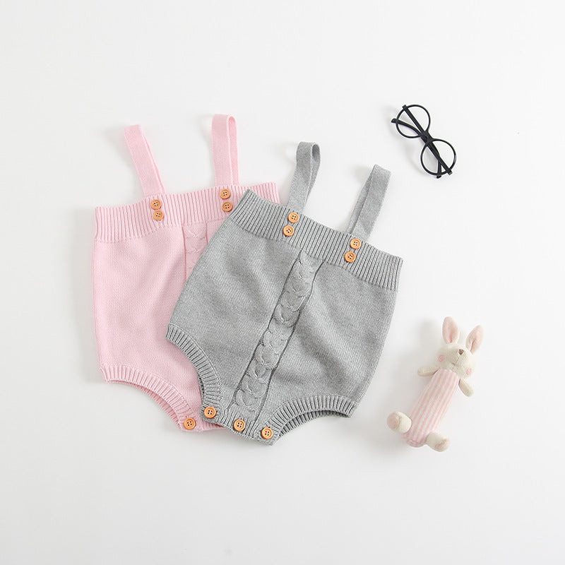 Gestrickte Baby-Strampler