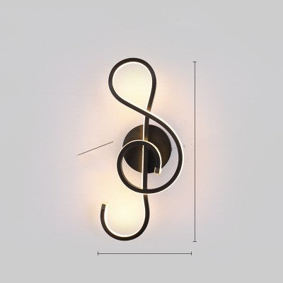 Nordische minimalistische LED-Wandleuchte