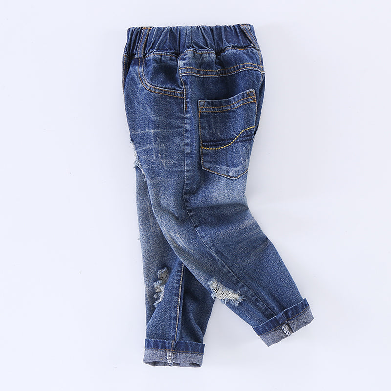 Boys Ripped Casual Jeans