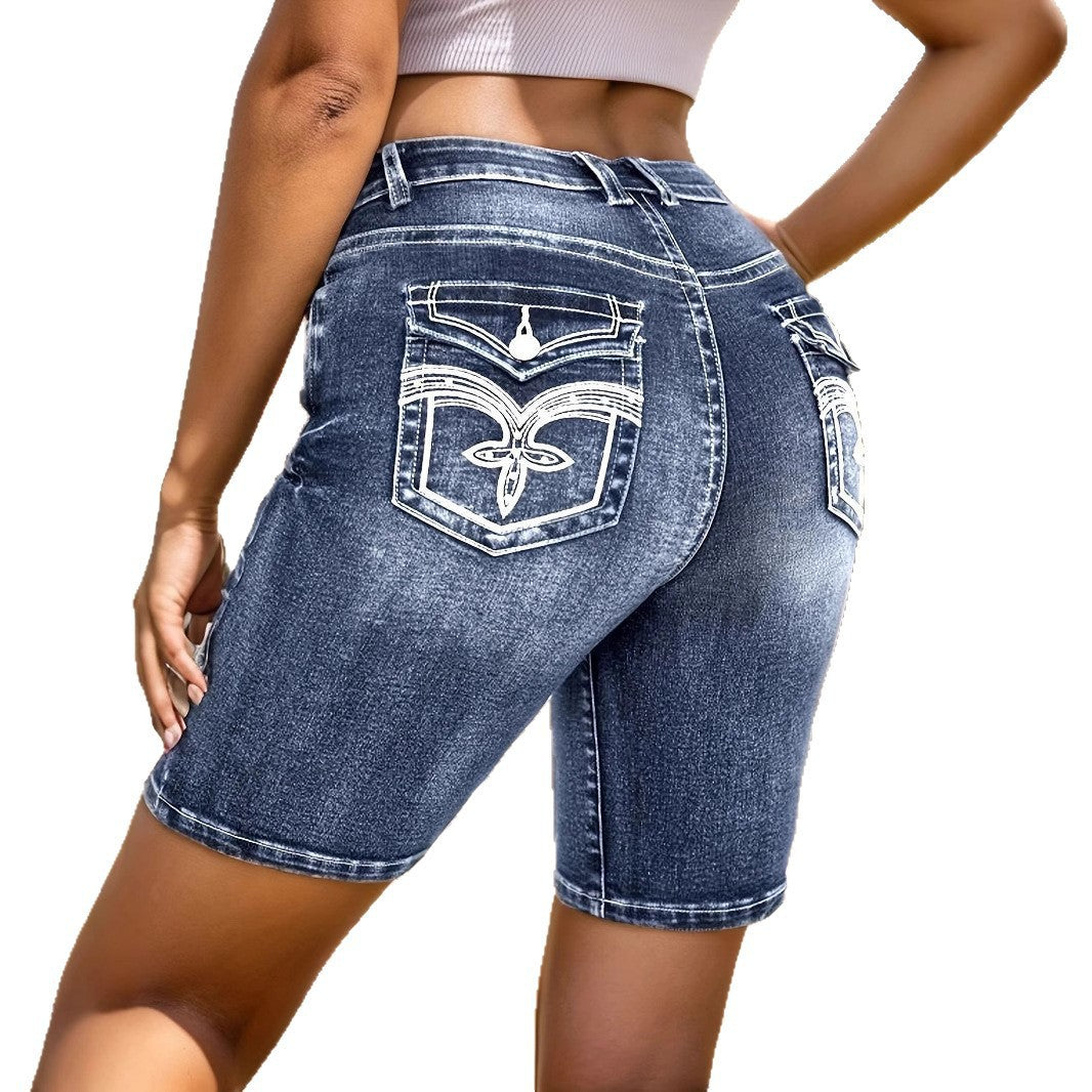 Plus-Size Casual Capri Pants