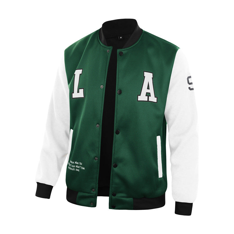 Wendbare Herrenjacke mit Baseballkragen