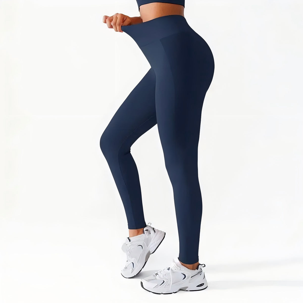 Pantaloni da yoga a vita alta senza cuciture da donna