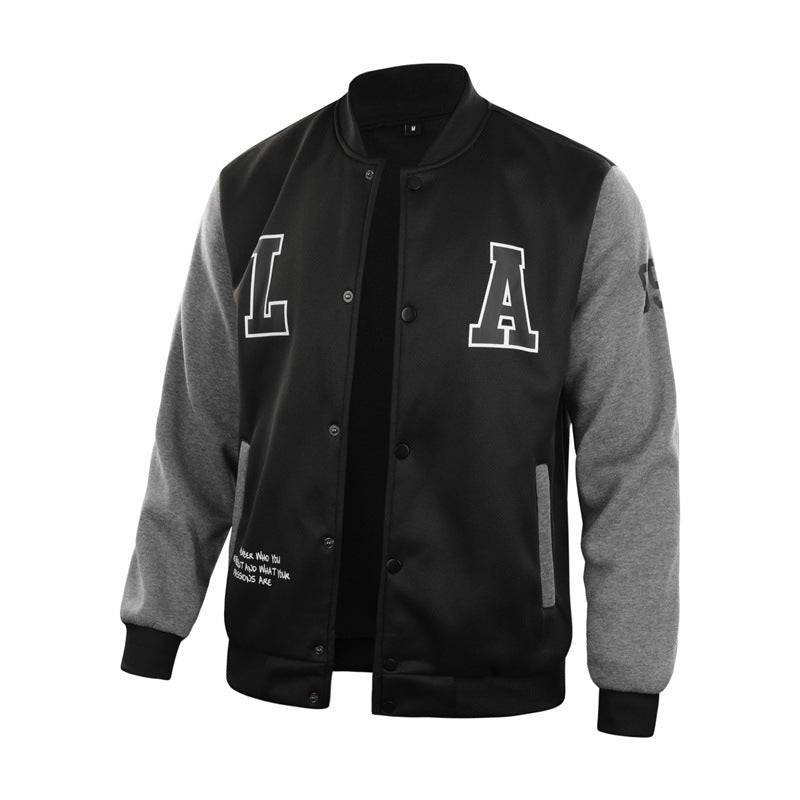 Wendbare Herrenjacke mit Baseballkragen