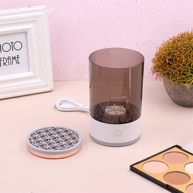 Nettoyeur de pinceaux de maquillage électrique avec chargement USB