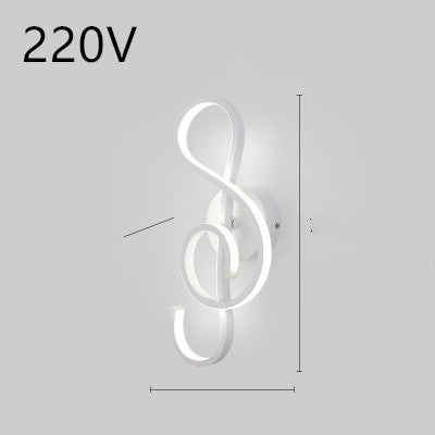 Nordische minimalistische LED-Wandleuchte