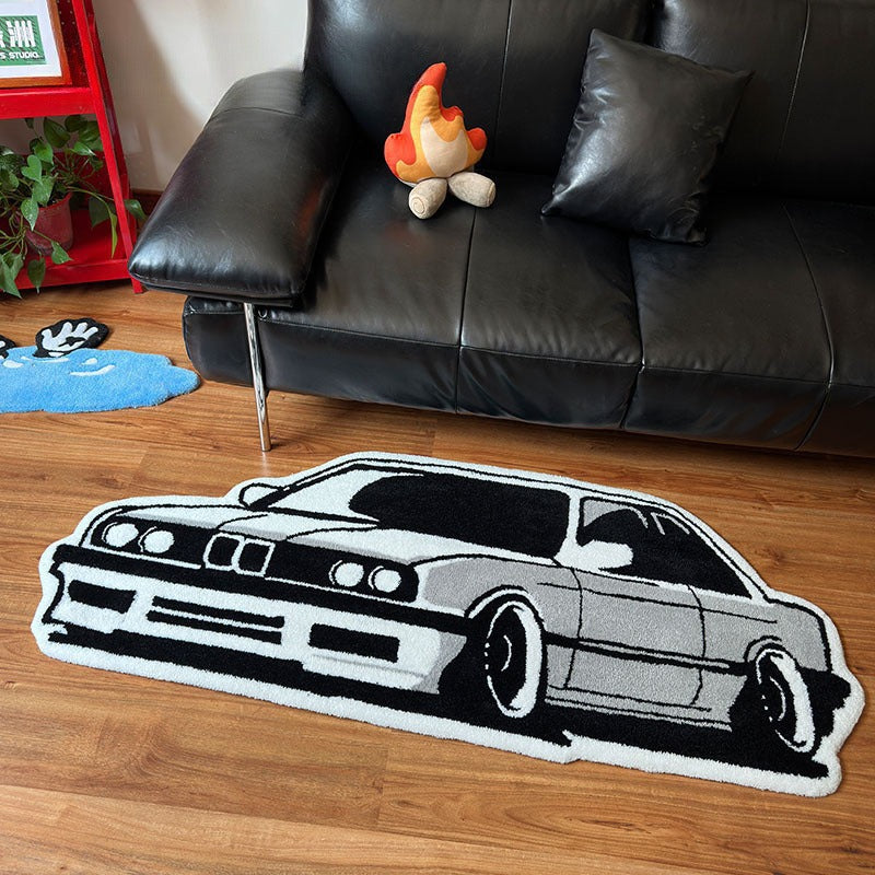 Dicke Bodematte aus Kunstkaschmir