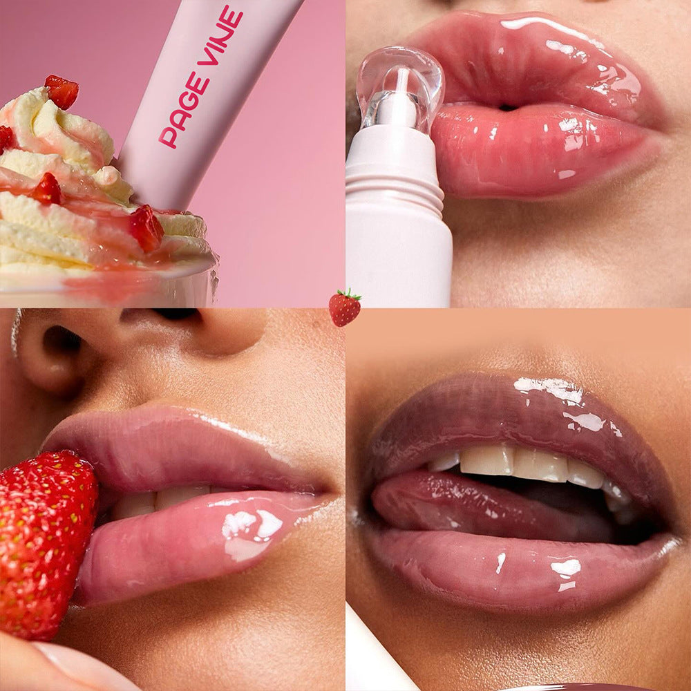 4-color Brightening Lip Balm Moisturizing Exfoliating Skin Long-Lasting Moisturizing Lip G