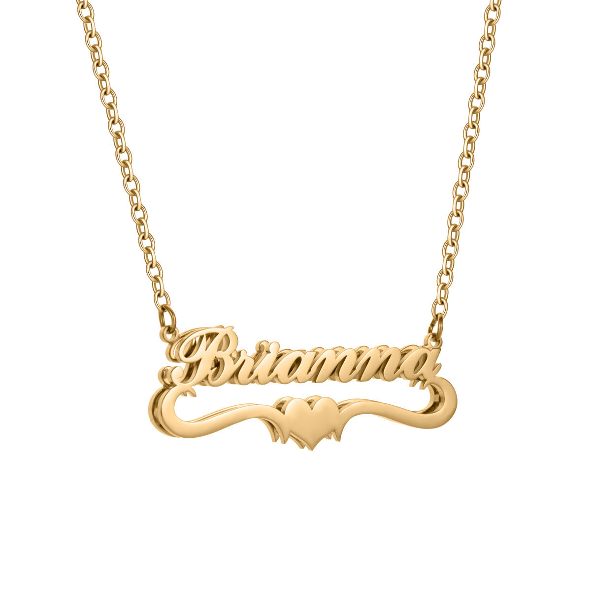 Gepersonaliseerde dubbellaagse naamketting