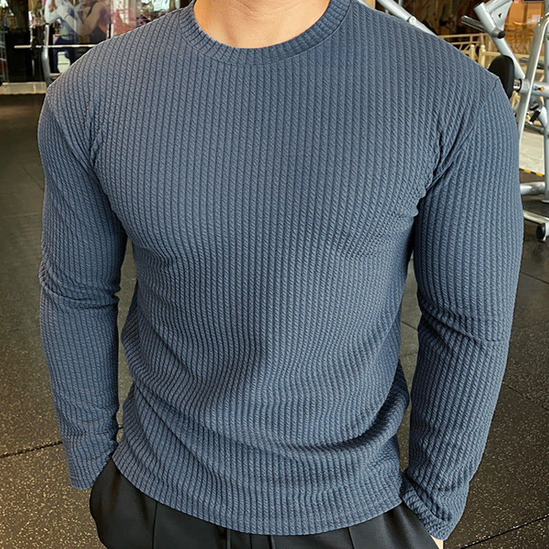 Maglione classico a maniche lunghe da uomo