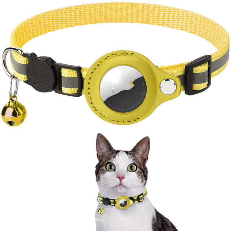 Coleira Refletora para Animal de Estimação com Suporte para AirTag