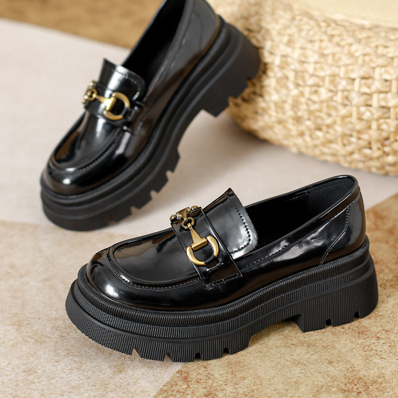 Mocassins Casuais de Sola Grossa para Mulher