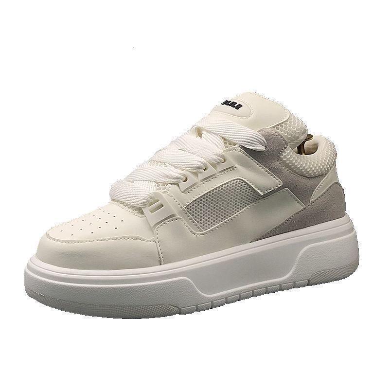 Ademende mesh platform sneakers