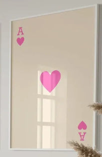 Retro poker canvas poster