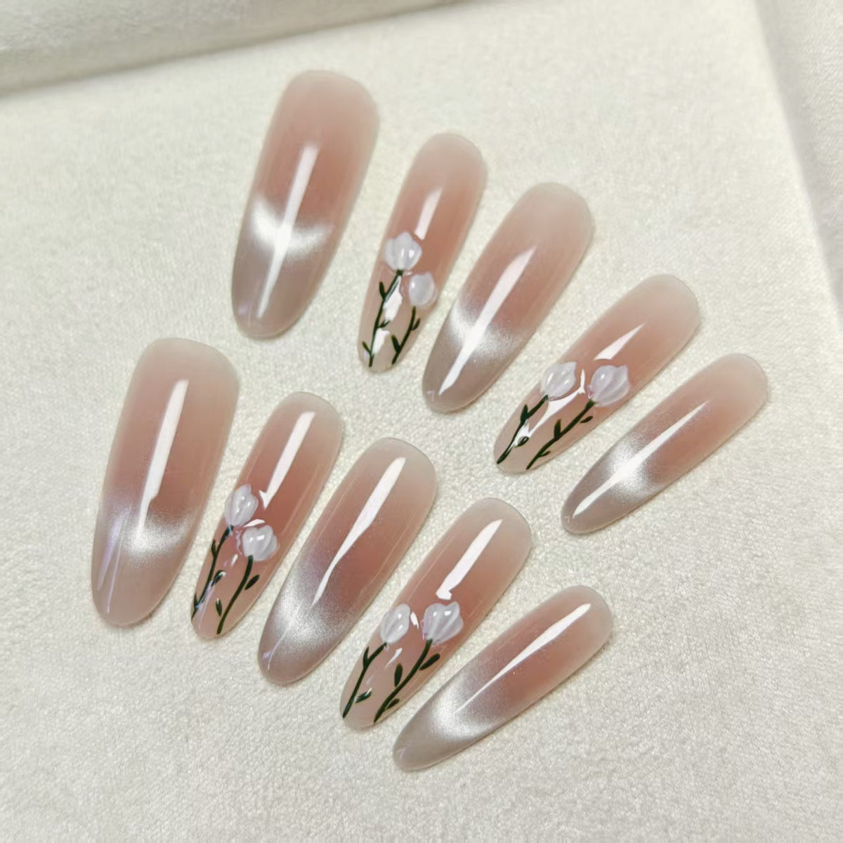 Handmade Press-On Nails, Multiple Styles