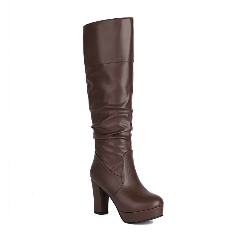 Botas de Equitação Impermeáveis até ao Joelho para Mulher