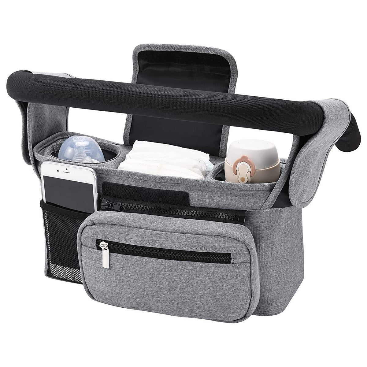 Sac organisateur de poussette imperméable