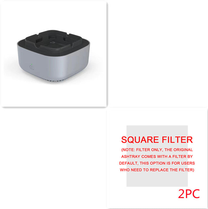 Posacenere senza fumo con purificatore d'aria