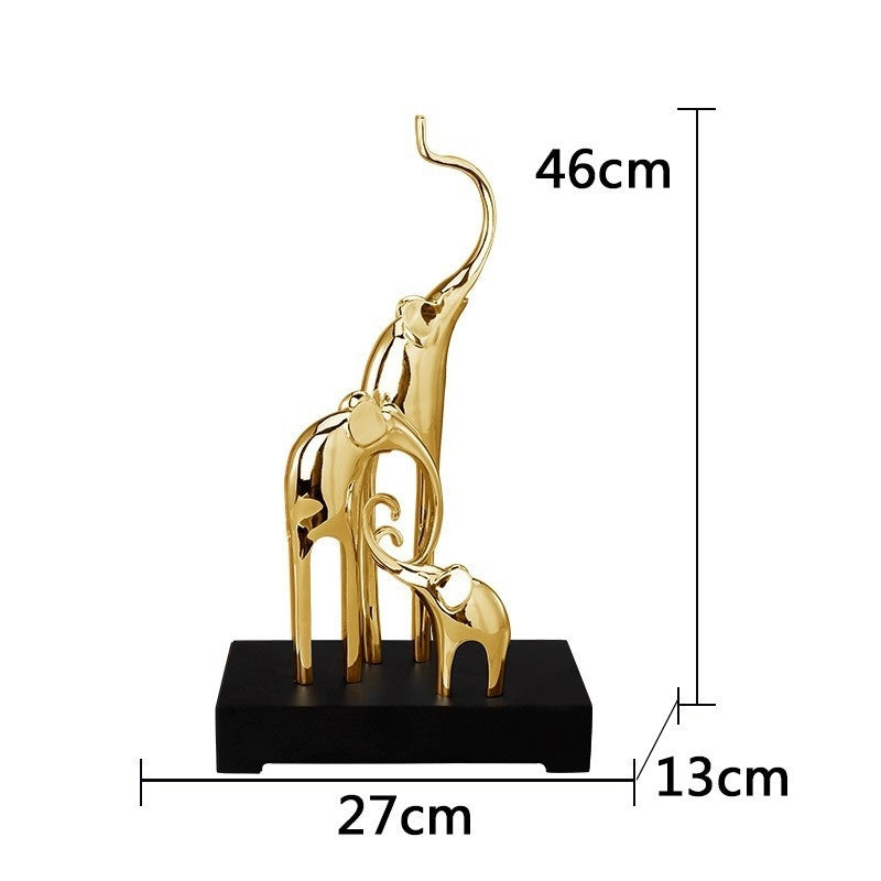 Statuetta decorativa a forma di elefante