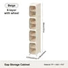 Foldable Transparent Storage Cabinet