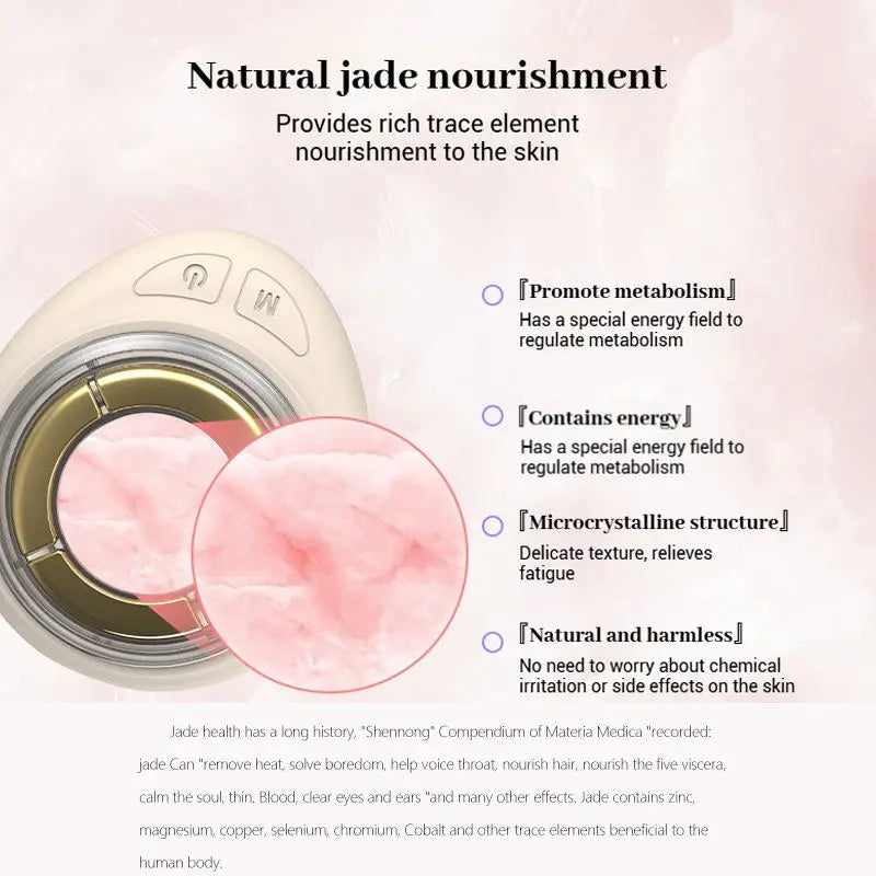 Heated Microcurrent Facial Massager — Face & Neck Lifting Device