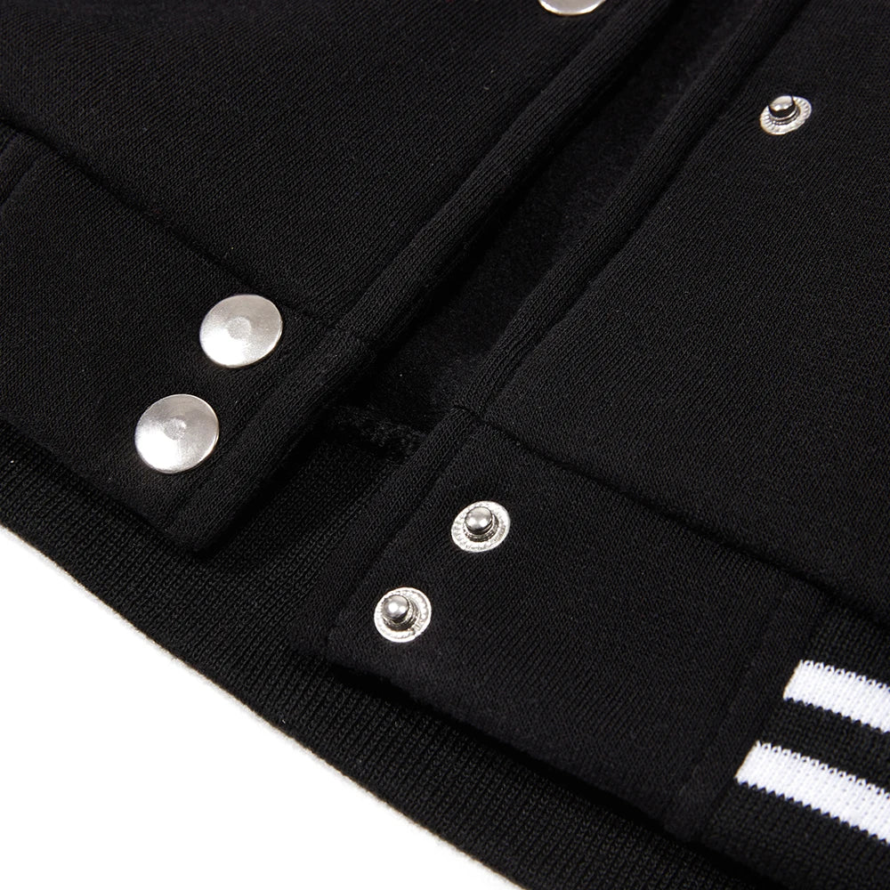 Unisex Oversized Baseball Jacket – Loose Fit