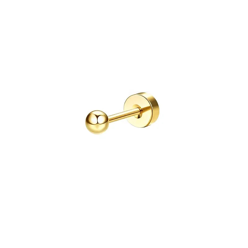 Surgical Steel Flat Back Earrings