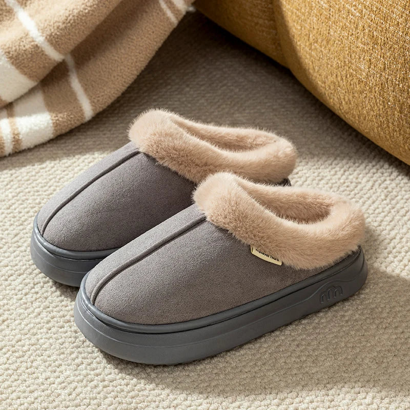 Women's Winter Slippers with Thick Sole
