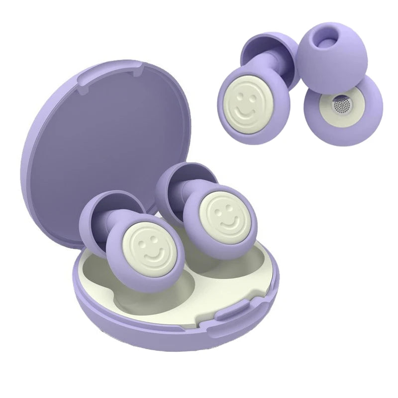 Reusable Silicone Noise-Cancelling Earplugs