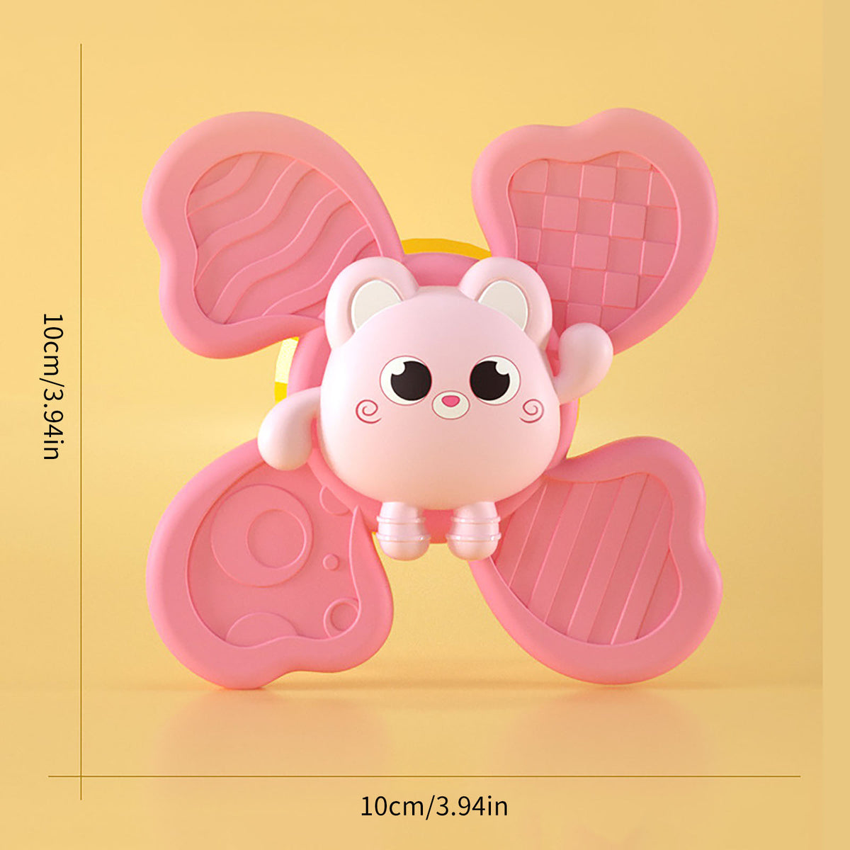 Brinquedo de Banho para Bebé Pião Seguro e Divertido Brinquedos de Banho para Bebé com Animais Giratórios S