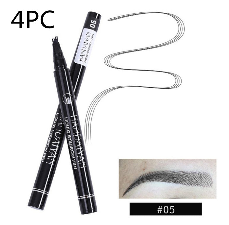 Crayon à sourcils pointe fourchette, résistant à l'eau