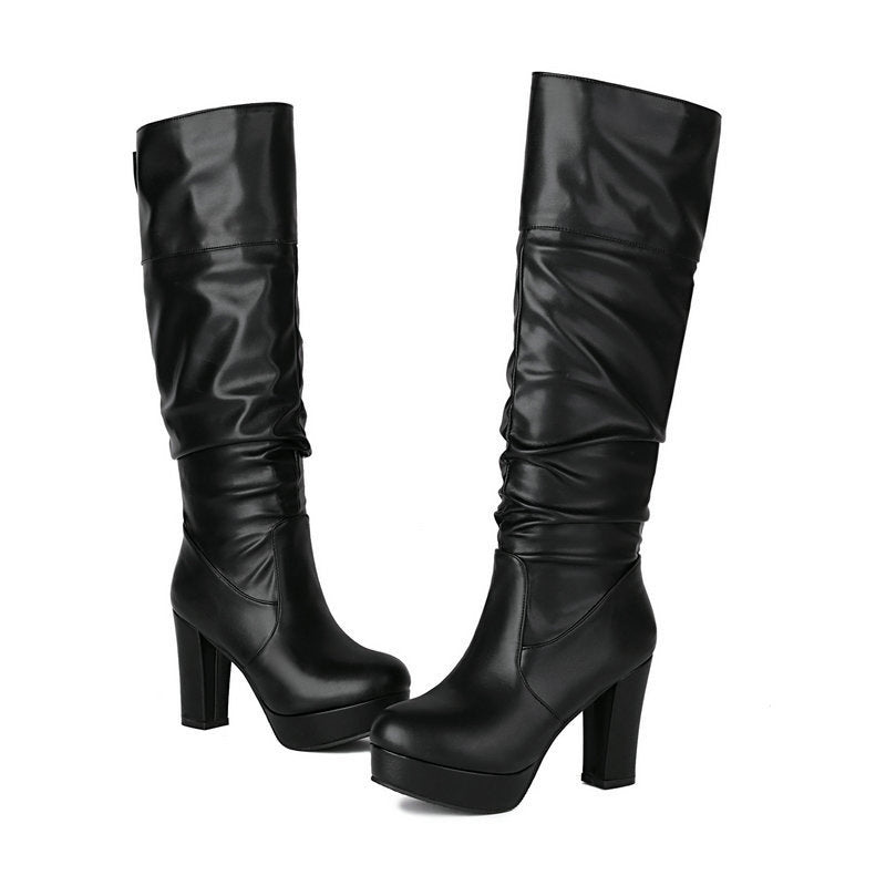 Botas de Equitação Impermeáveis até ao Joelho para Mulher