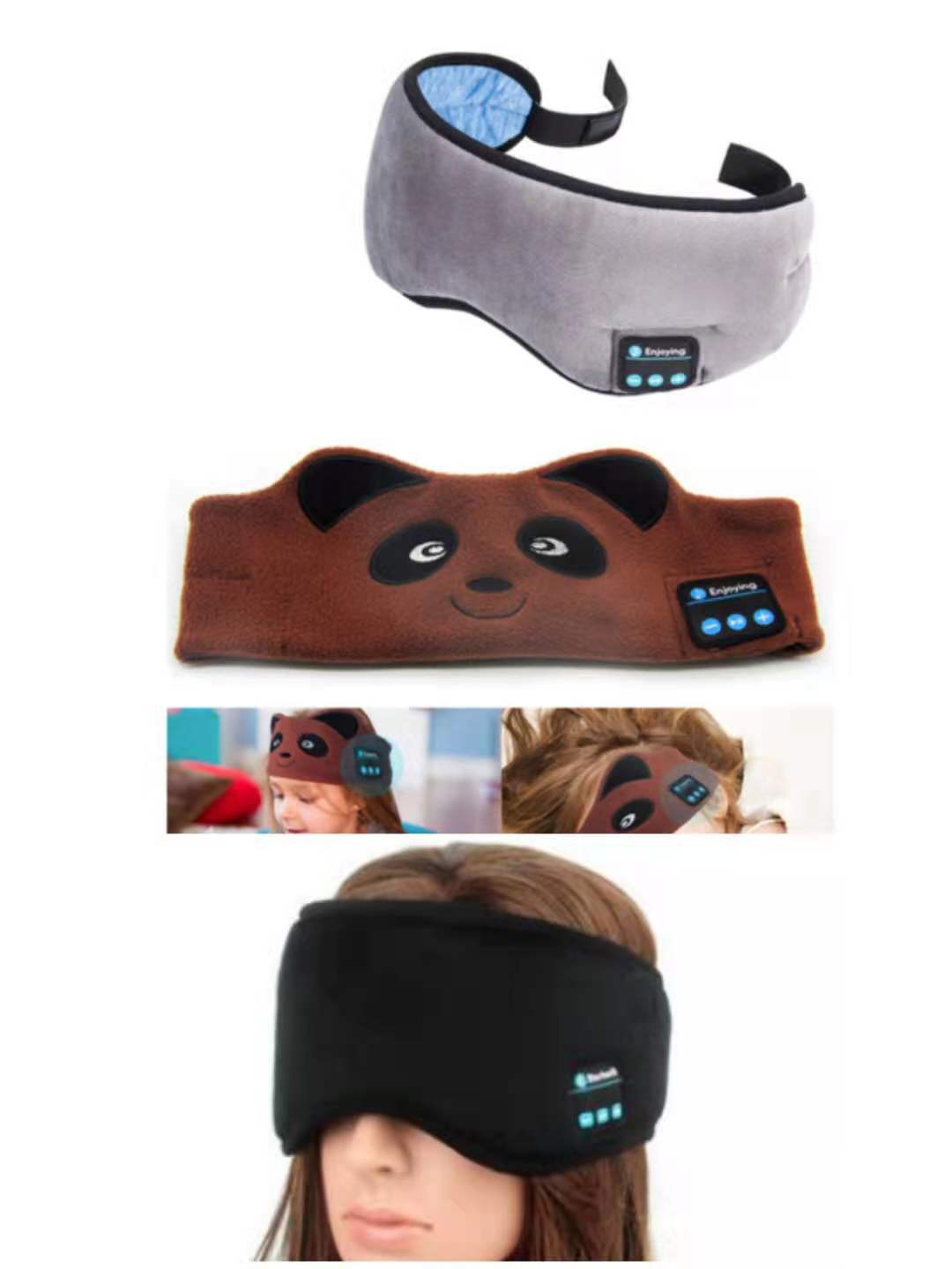Bluetooth-Schlafmaske mit Kopfhörern