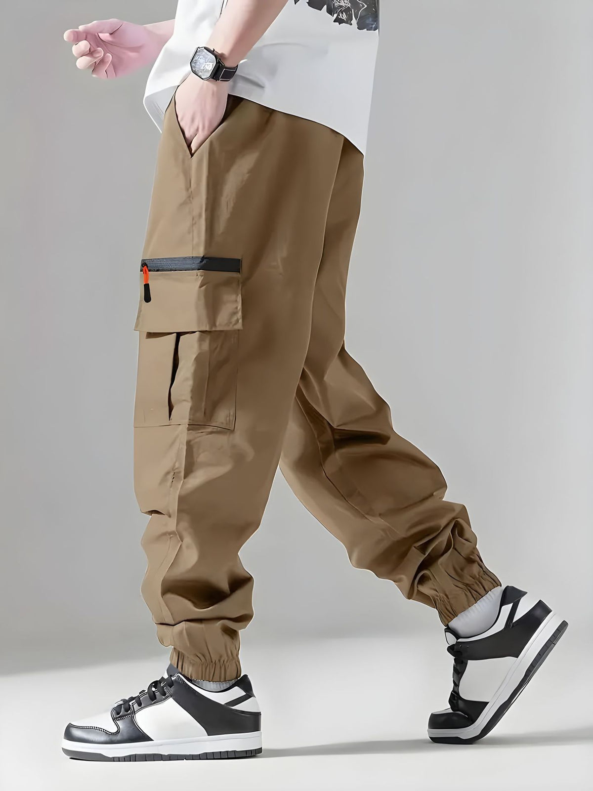 Freizeithose mit Kordelzug und Taschen für Herren