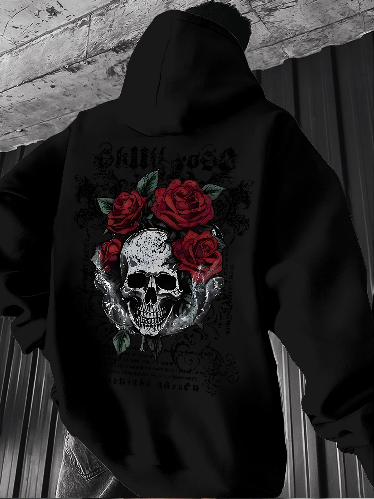 Distressed Streetwear Oversized Hoodie