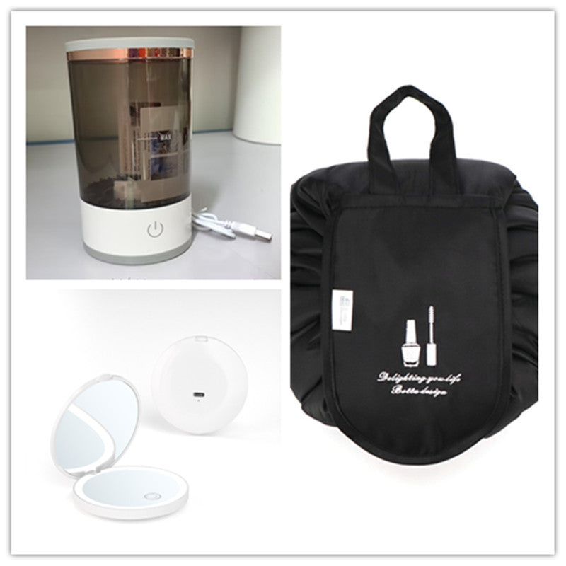 Nettoyeur de pinceaux de maquillage électrique avec chargement USB