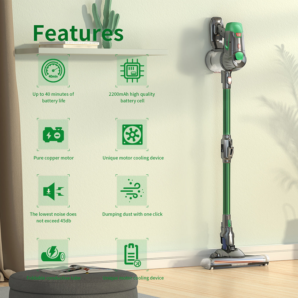 Handheld Cordless Vacuum with Foldable Tube