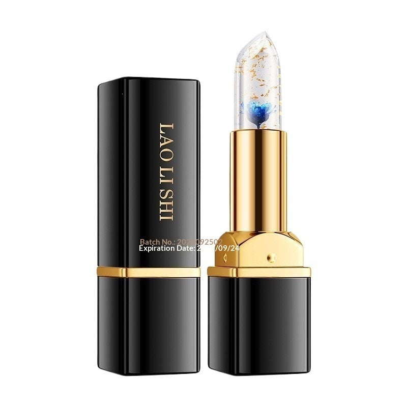 Floral Jelly Color-changing Lipstick For Women Transforms Into A Lip Balm