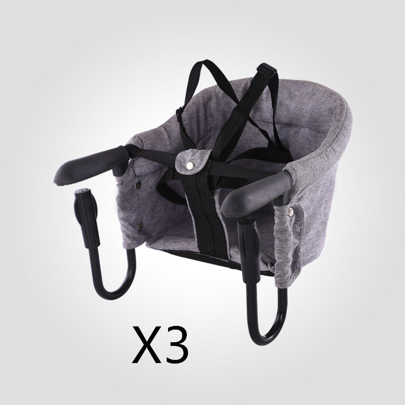 Portable Baby High Chair Seat Cover with Safety Belt