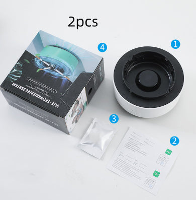 Posacenere senza fumo con purificatore d'aria
