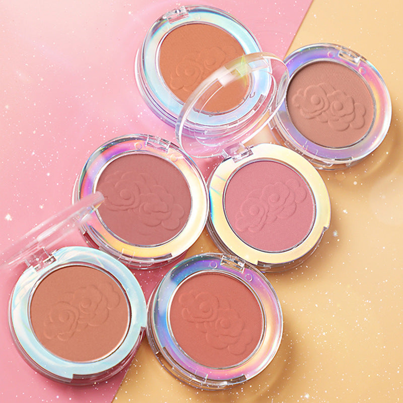 Fijne eenkleurige blush voor dames