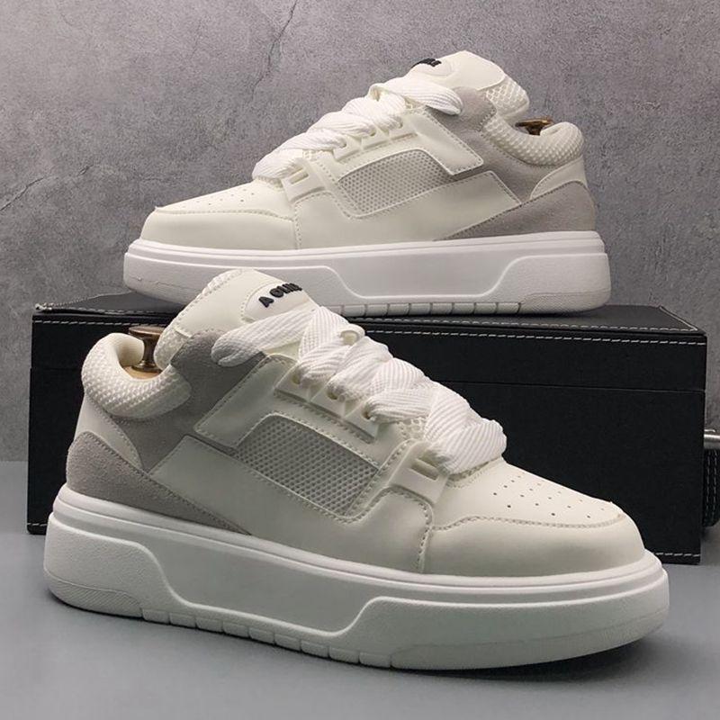 Ademende mesh platform sneakers