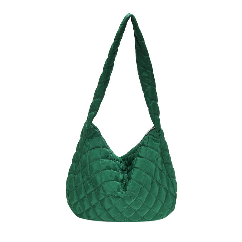 Winter Personalized Bags for Women Crossbody Bag with Rhombus Stitching Design Commuting C