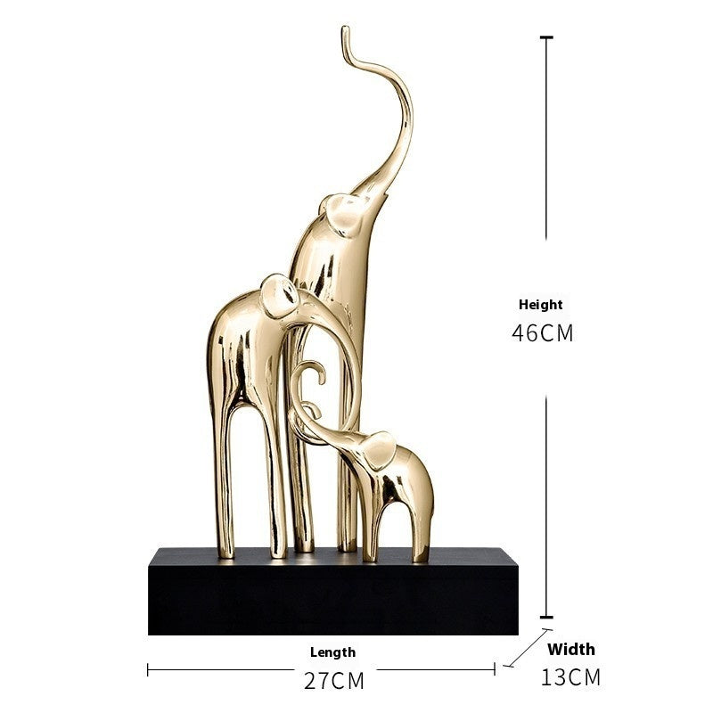 Statuetta decorativa a forma di elefante