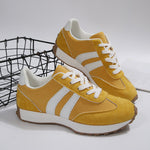 Zapatillas retro de suela gruesa para mujer