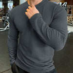 Klassischer langärmeliger Herren-Strickpullover