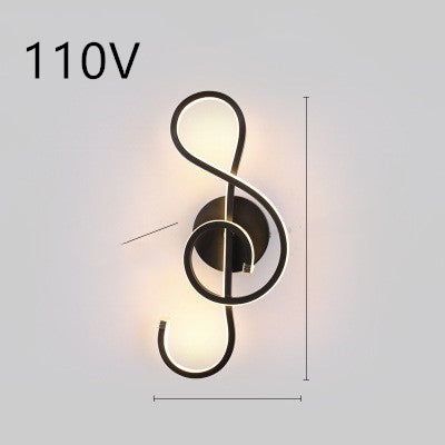 Nordische minimalistische LED-Wandleuchte