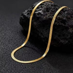 Gouden visgraatketting