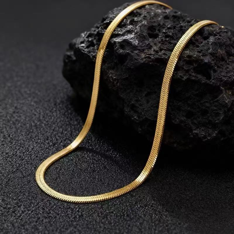 Gouden visgraatketting