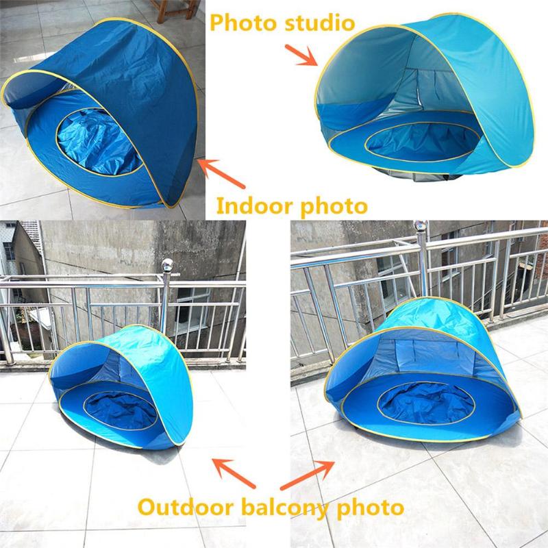 Pop-up-Baby-Strandzelt mit Sonnenschutz