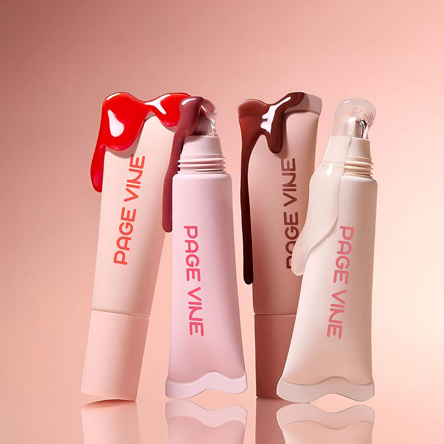 4-color Brightening Lip Balm Moisturizing Exfoliating Skin Long-Lasting Moisturizing Lip G